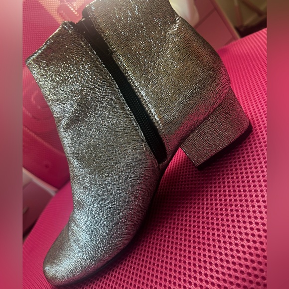 Statement Silver Booties - Picture 3 of 6